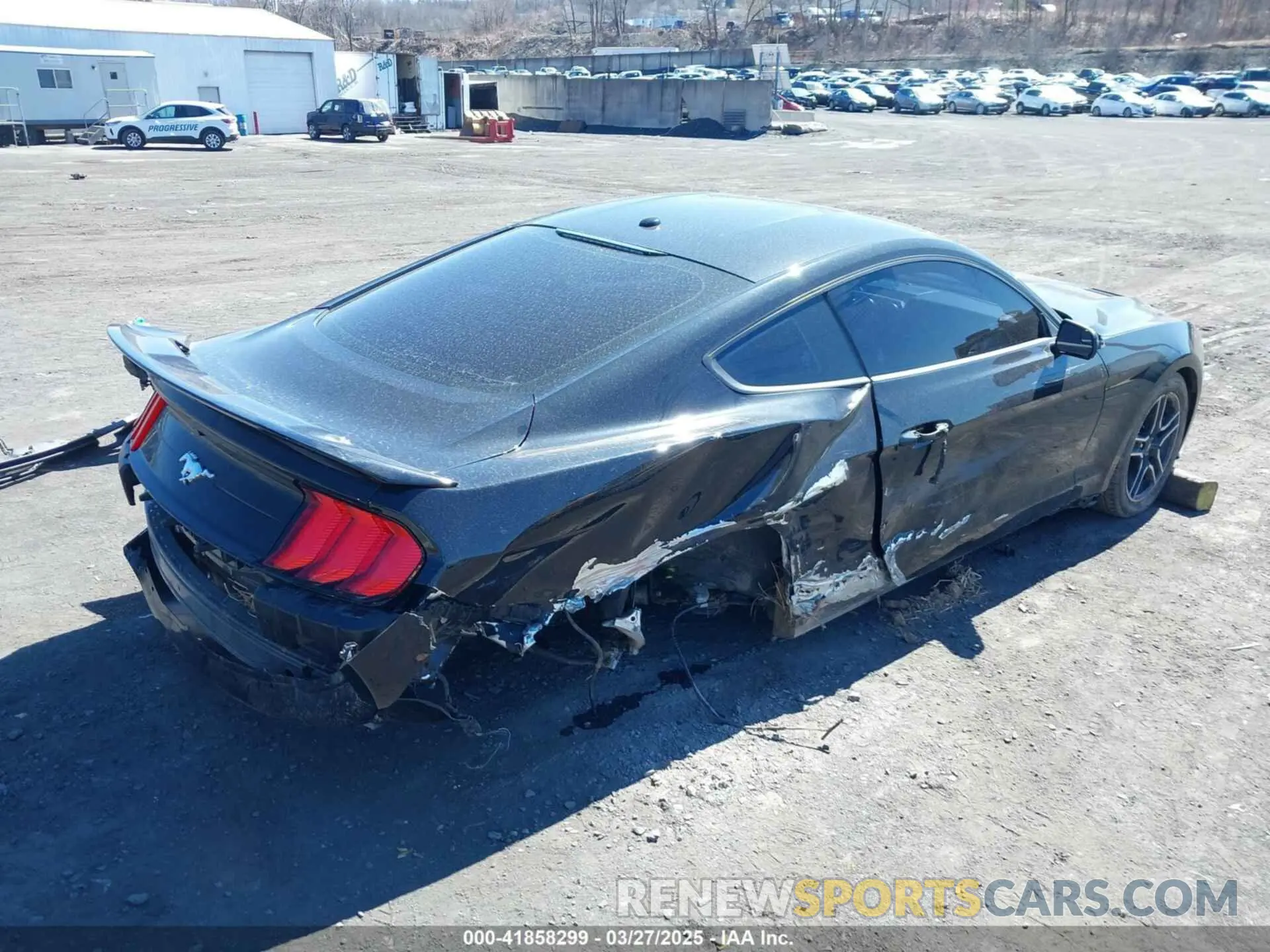 4 fotografías del automóvil dañado 1FA6P8TH2L5128971 FORD MUSTANG 2020