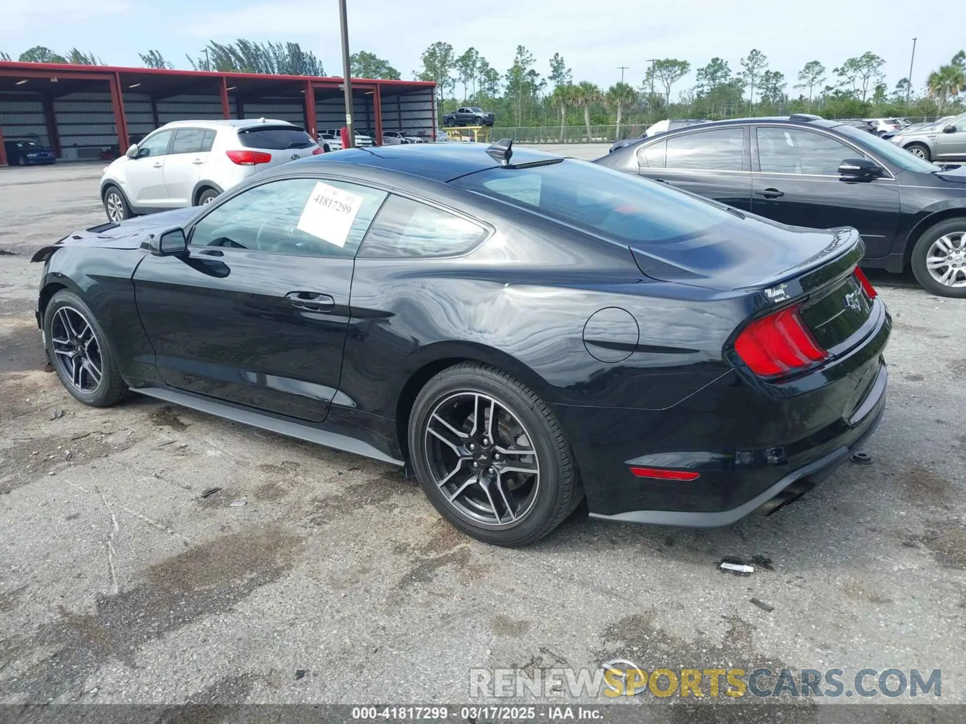 3 fotografías del automóvil dañado 1FA6P8TH2L5166636 FORD MUSTANG 2020