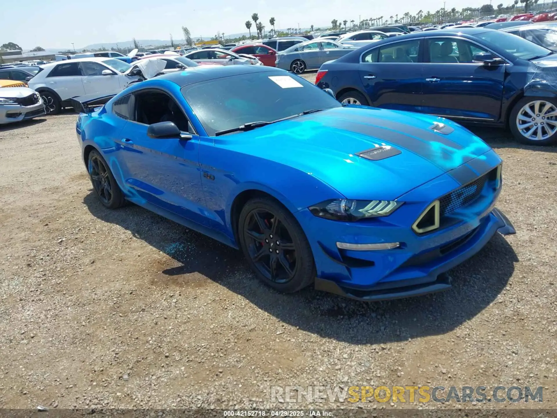 1 fotografías del automóvil dañado 1FA6P8TH3L5133922 FORD MUSTANG 2020