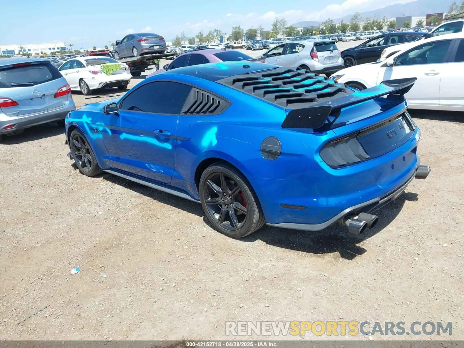 3 fotografías del automóvil dañado 1FA6P8TH3L5133922 FORD MUSTANG 2020