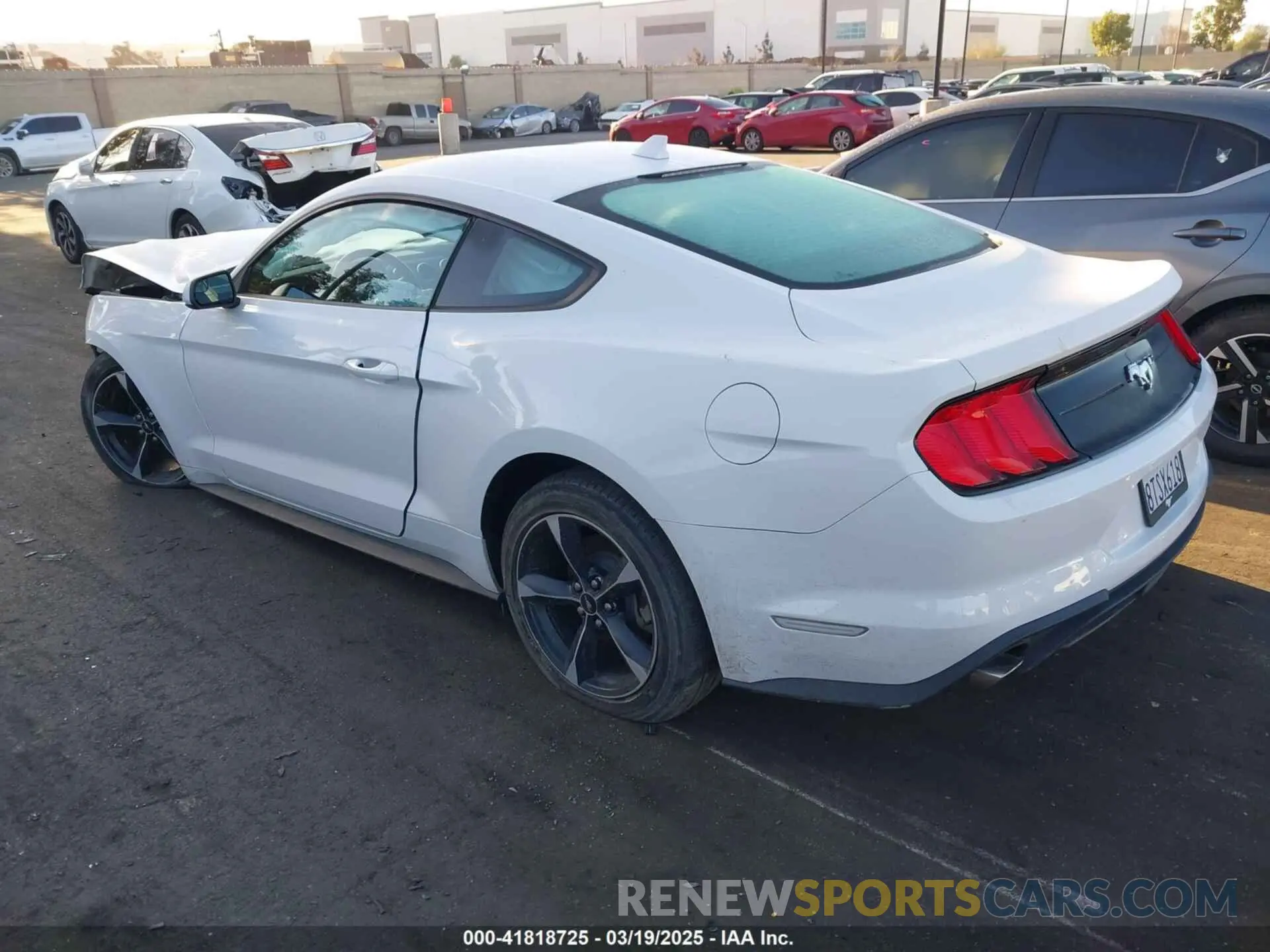 3 fotografías del automóvil dañado 1FA6P8TH3L5176737 FORD MUSTANG 2020
