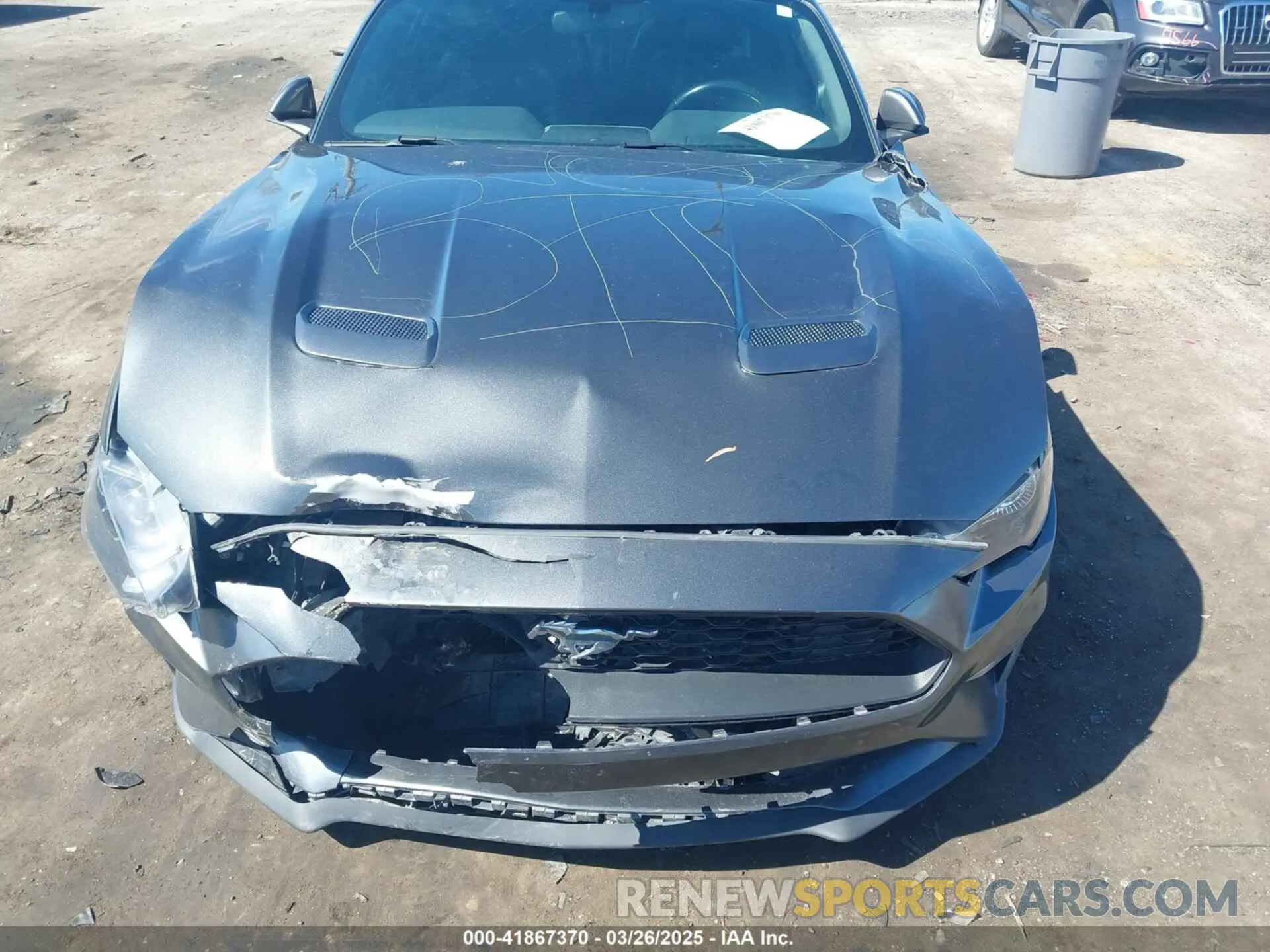 6 fotografías del automóvil dañado 1FA6P8TH4L5126297 FORD MUSTANG 2020