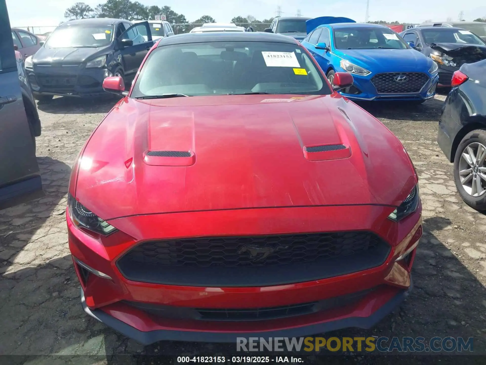 13 fotografías del automóvil dañado 1FA6P8TH4L5157565 FORD MUSTANG 2020