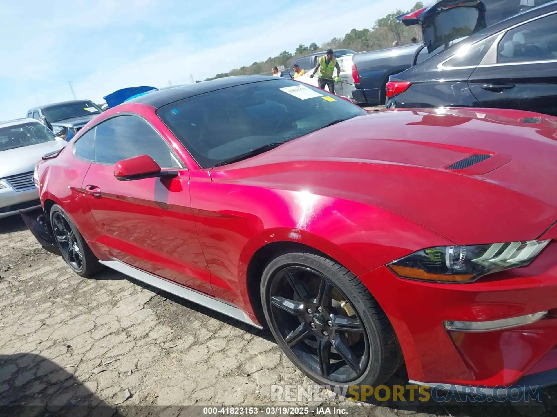 14 fotografías del automóvil dañado 1FA6P8TH4L5157565 FORD MUSTANG 2020