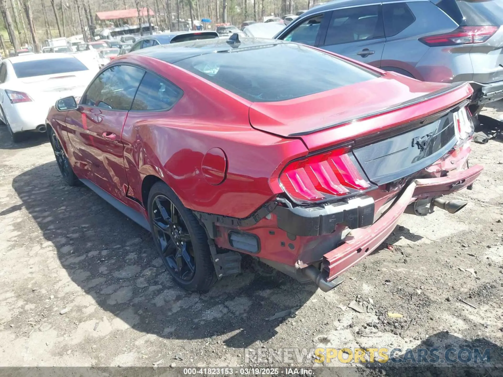 3 fotografías del automóvil dañado 1FA6P8TH4L5157565 FORD MUSTANG 2020