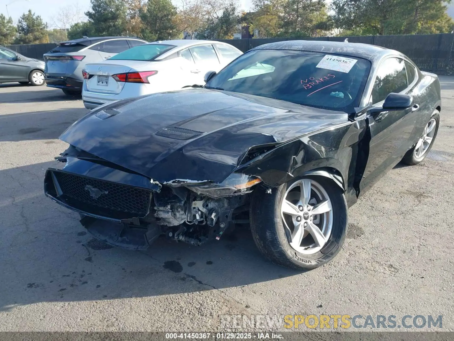 6 fotografías del automóvil dañado 1FA6P8TH4L5188492 FORD MUSTANG 2020