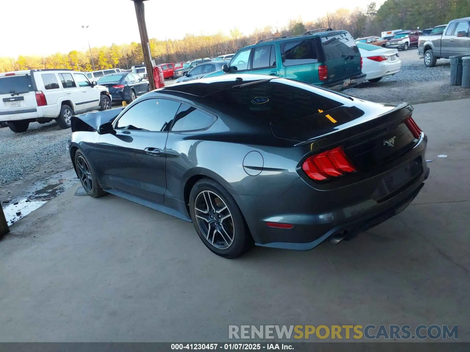 3 fotografías del automóvil dañado 1FA6P8TH5L5113803 FORD MUSTANG 2020