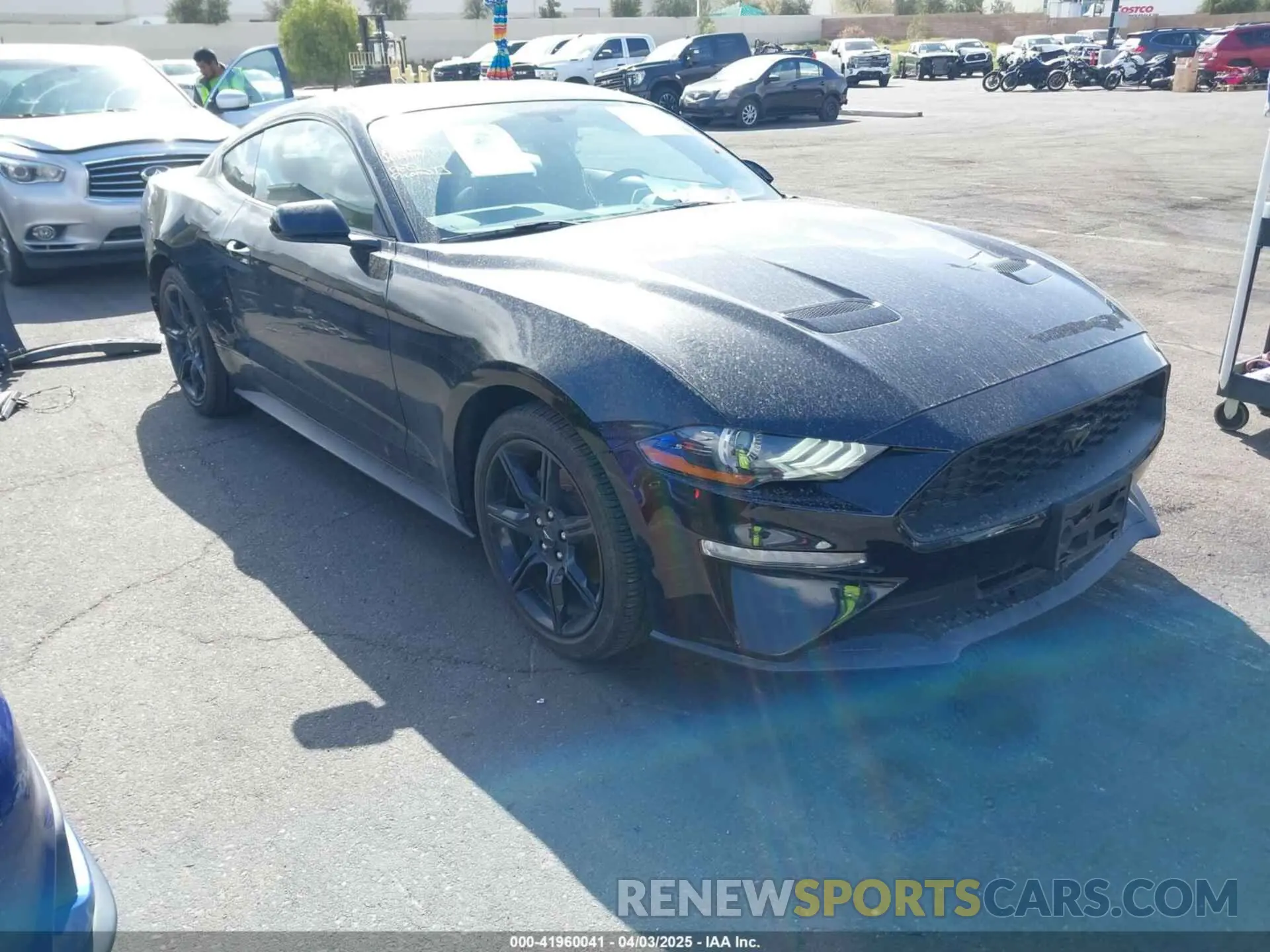 1 fotografías del automóvil dañado 1FA6P8TH5L5170244 FORD MUSTANG 2020