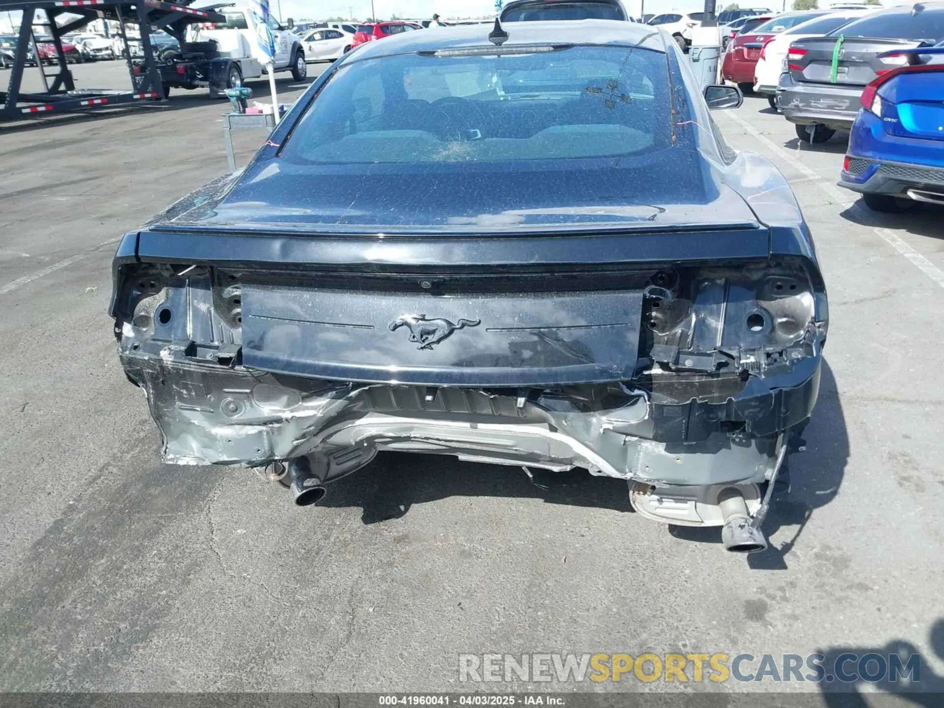 17 fotografías del automóvil dañado 1FA6P8TH5L5170244 FORD MUSTANG 2020