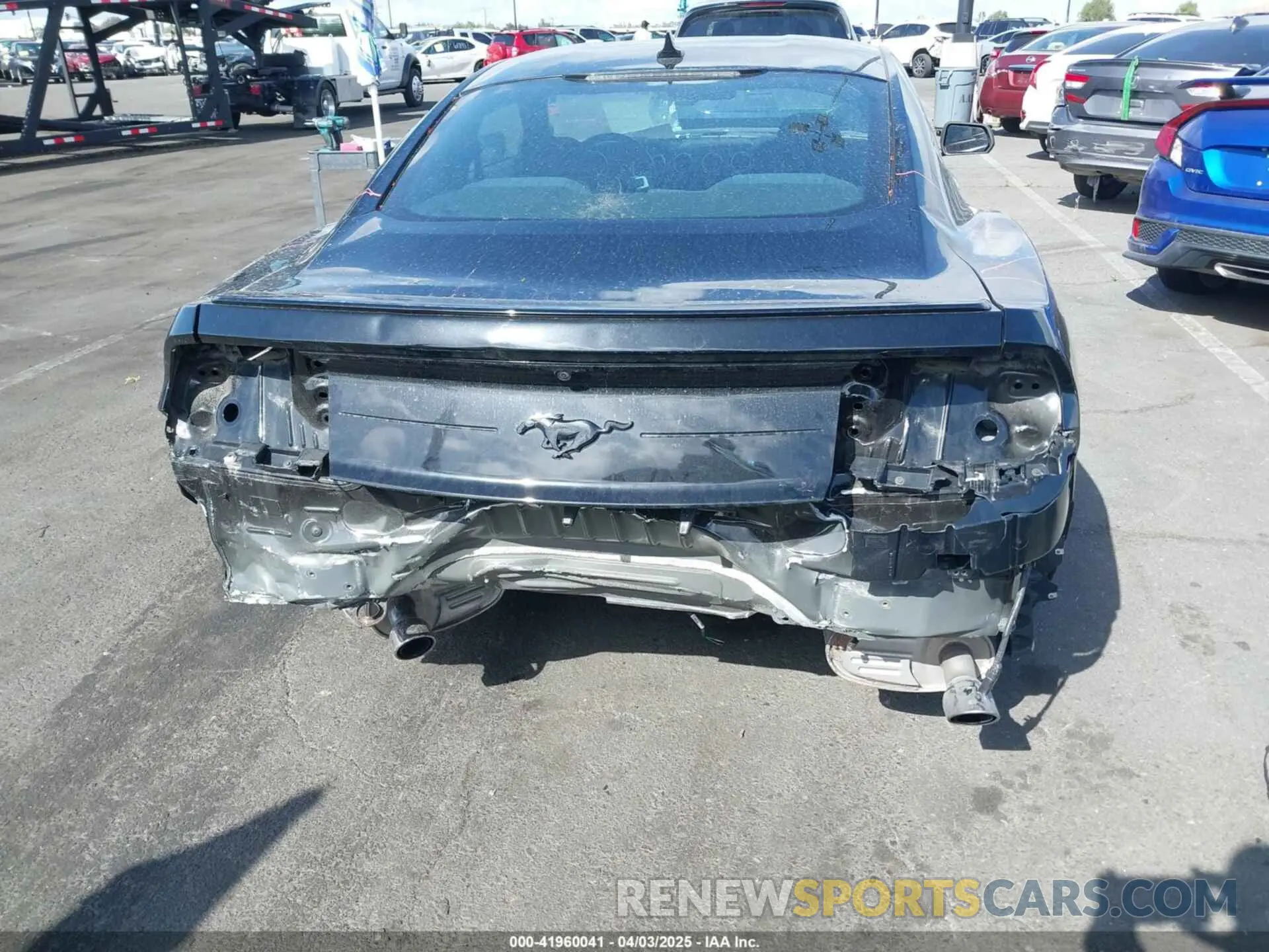 6 fotografías del automóvil dañado 1FA6P8TH5L5170244 FORD MUSTANG 2020