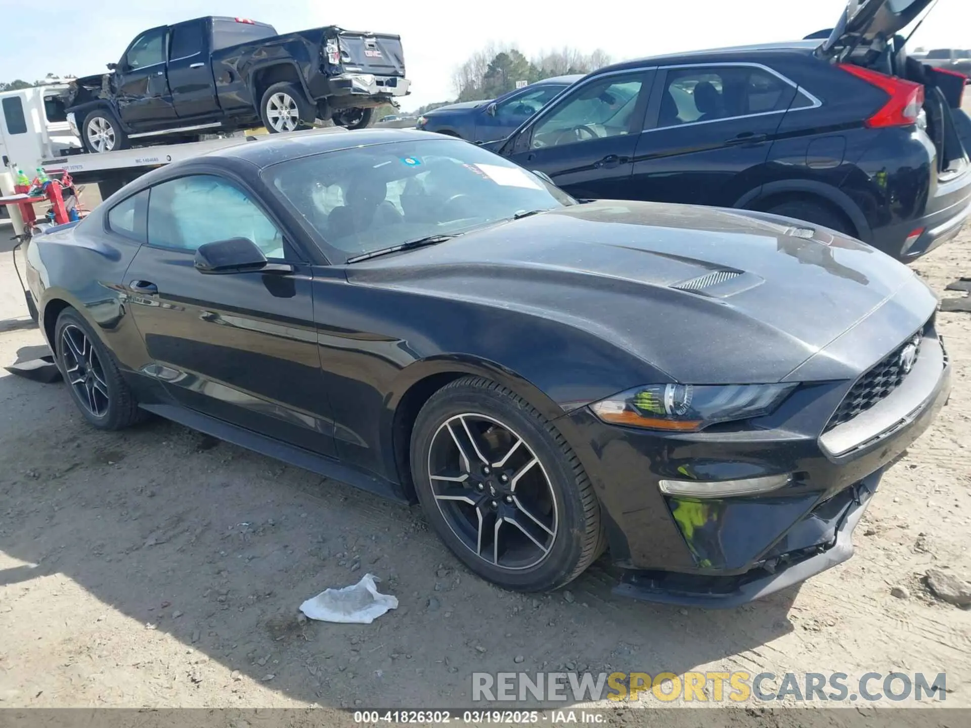 1 fotografías del automóvil dañado 1FA6P8TH5L5187643 FORD MUSTANG 2020