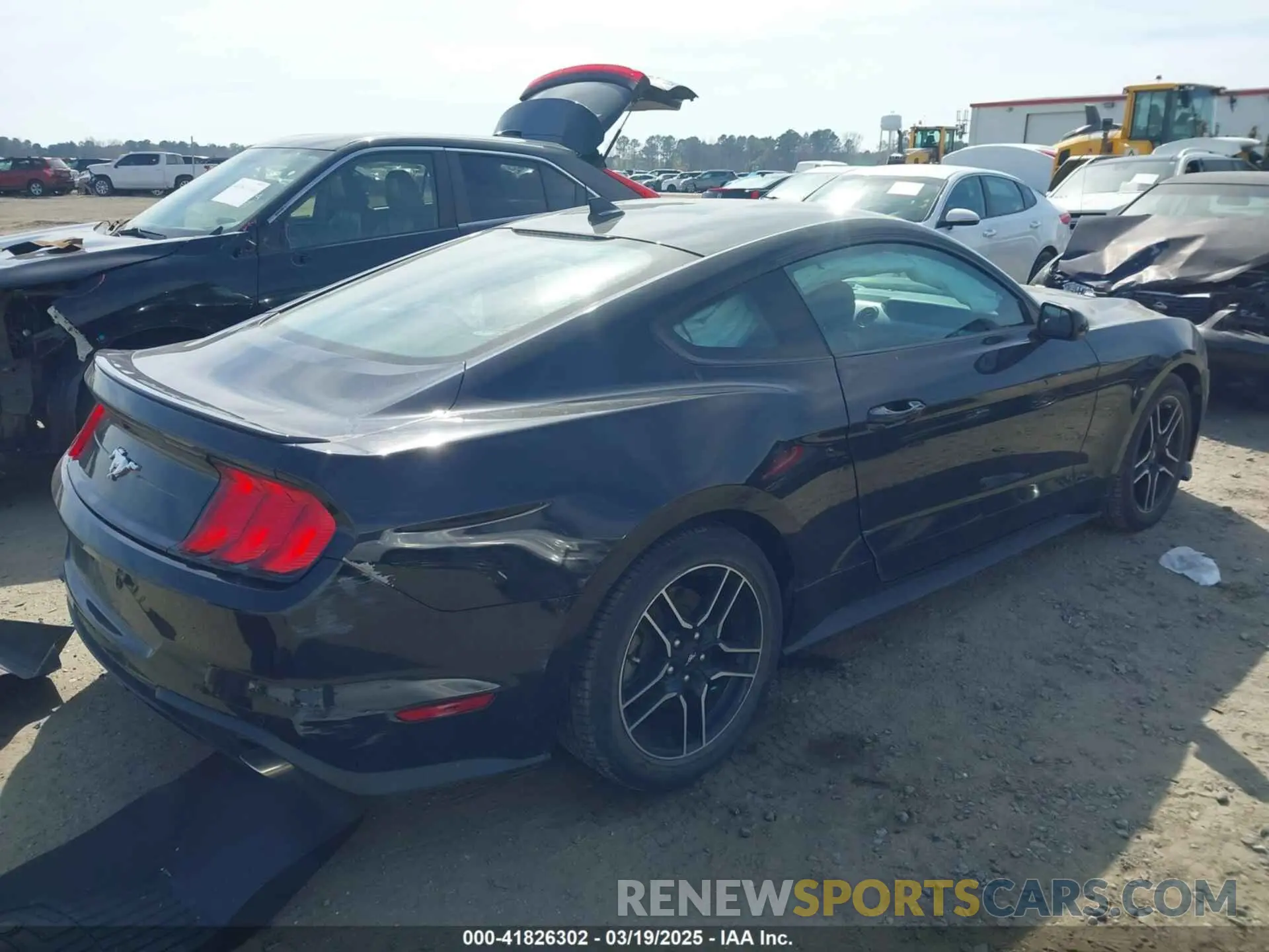 4 fotografías del automóvil dañado 1FA6P8TH5L5187643 FORD MUSTANG 2020