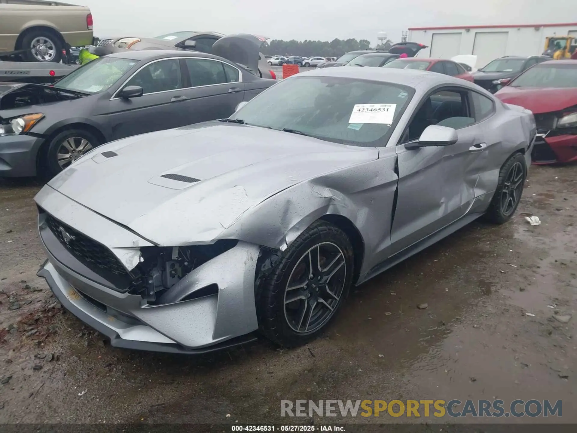 2 fotografías del automóvil dañado 1FA6P8TH5L5189912 FORD MUSTANG 2020