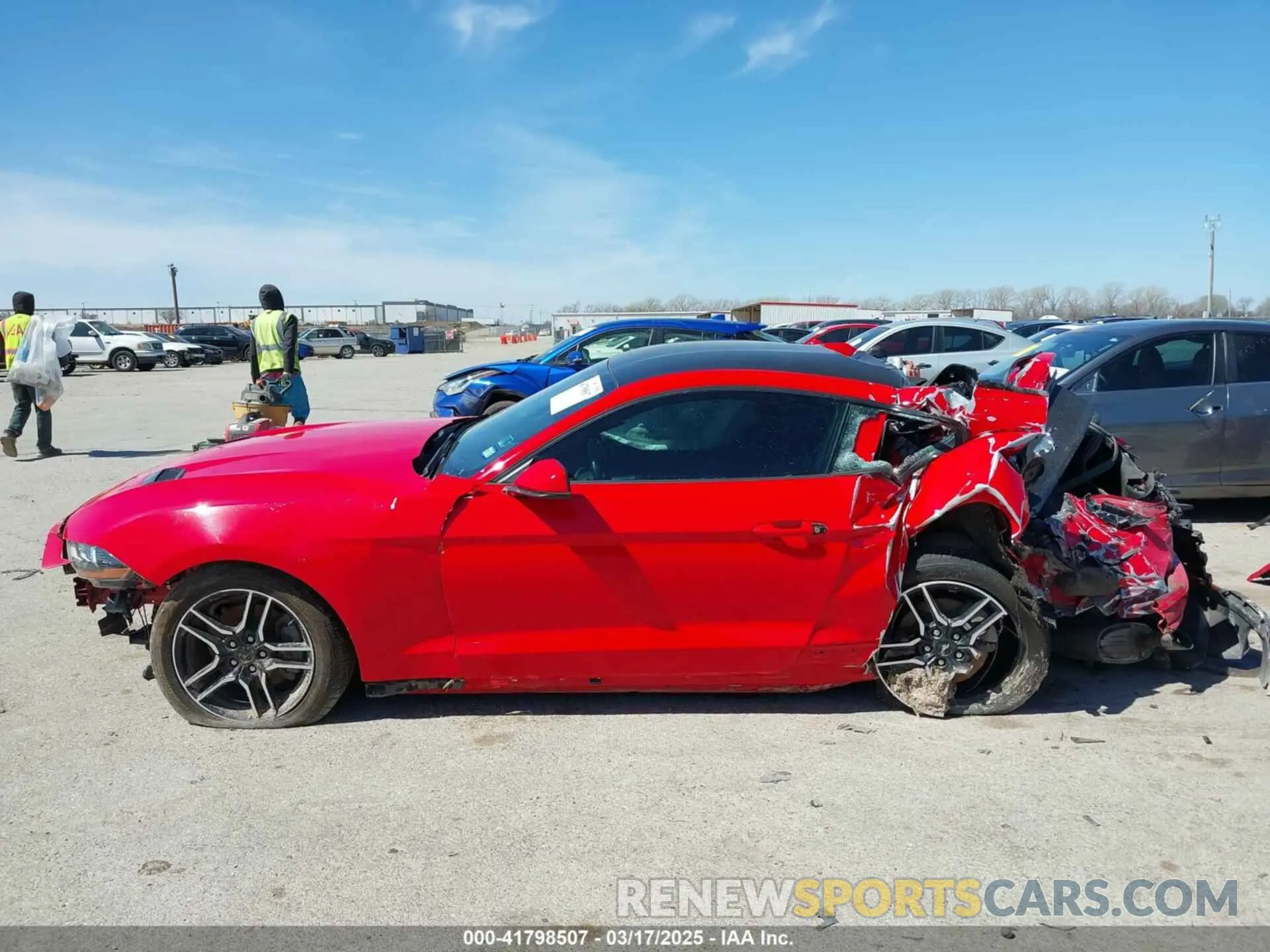 14 fotografías del automóvil dañado 1FA6P8TH6L5148110 FORD MUSTANG 2020