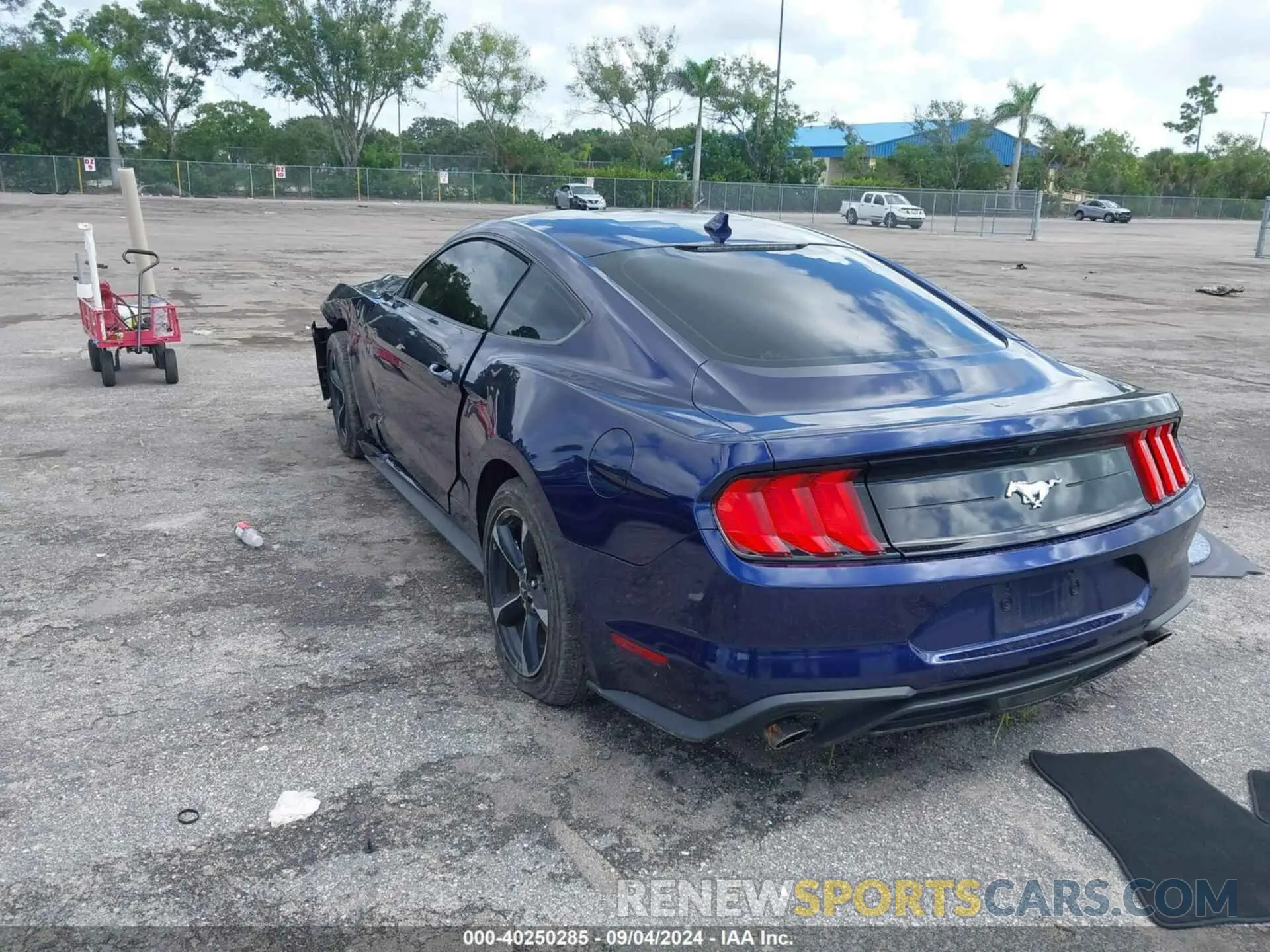 3 fotografías del automóvil dañado 1FA6P8TH6L5189448 FORD MUSTANG 2020