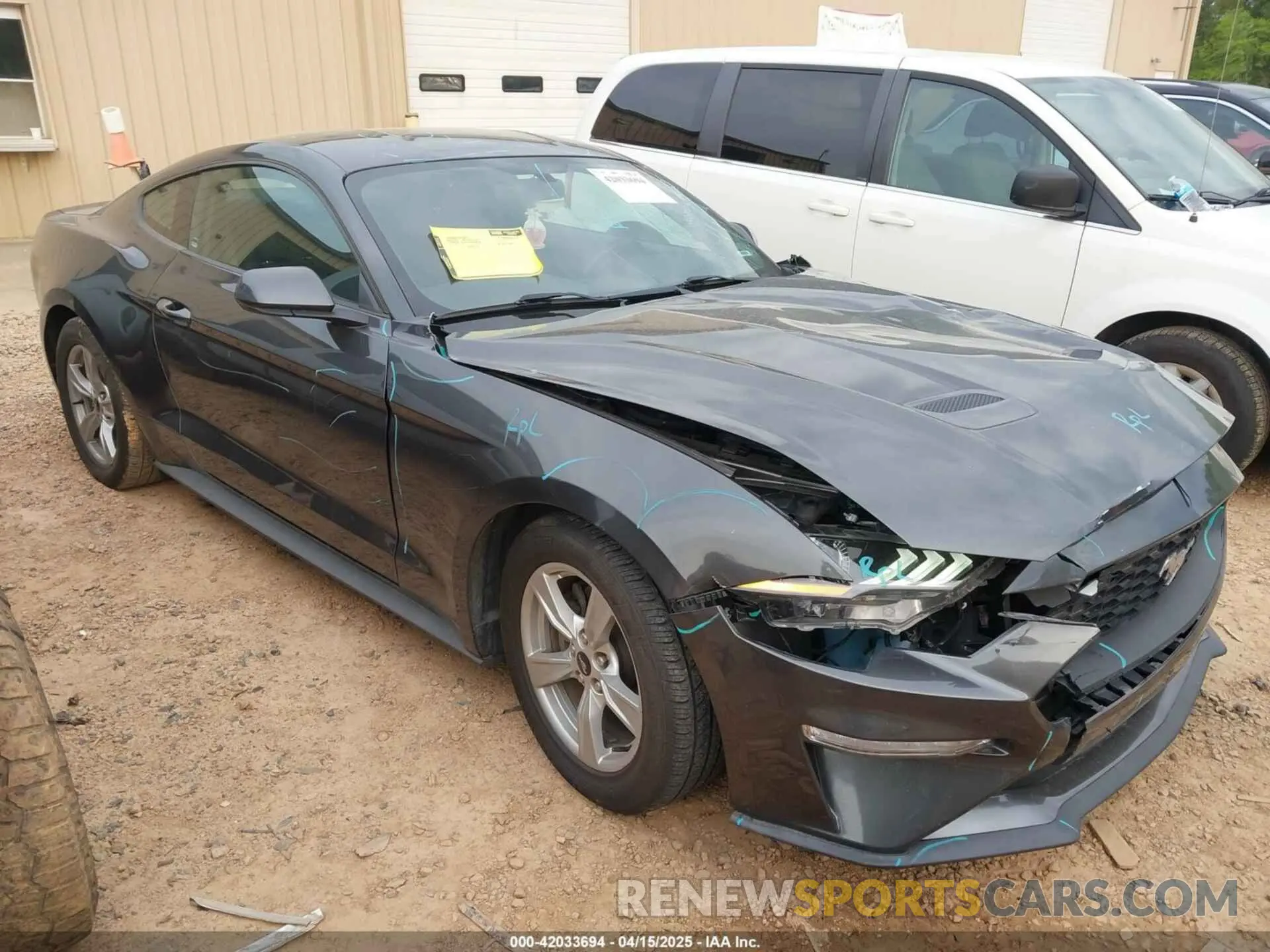 1 fotografías del automóvil dañado 1FA6P8TH7L5121580 FORD MUSTANG 2020