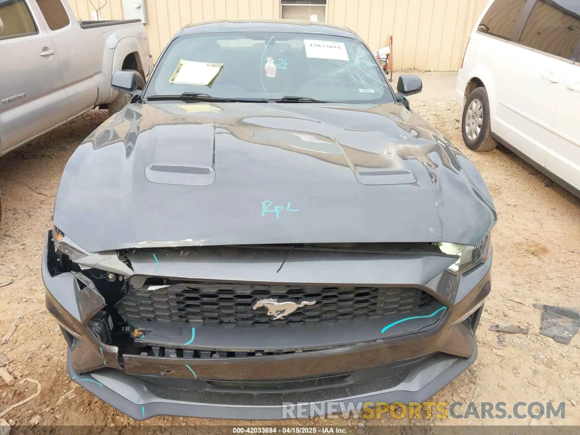 12 fotografías del automóvil dañado 1FA6P8TH7L5121580 FORD MUSTANG 2020