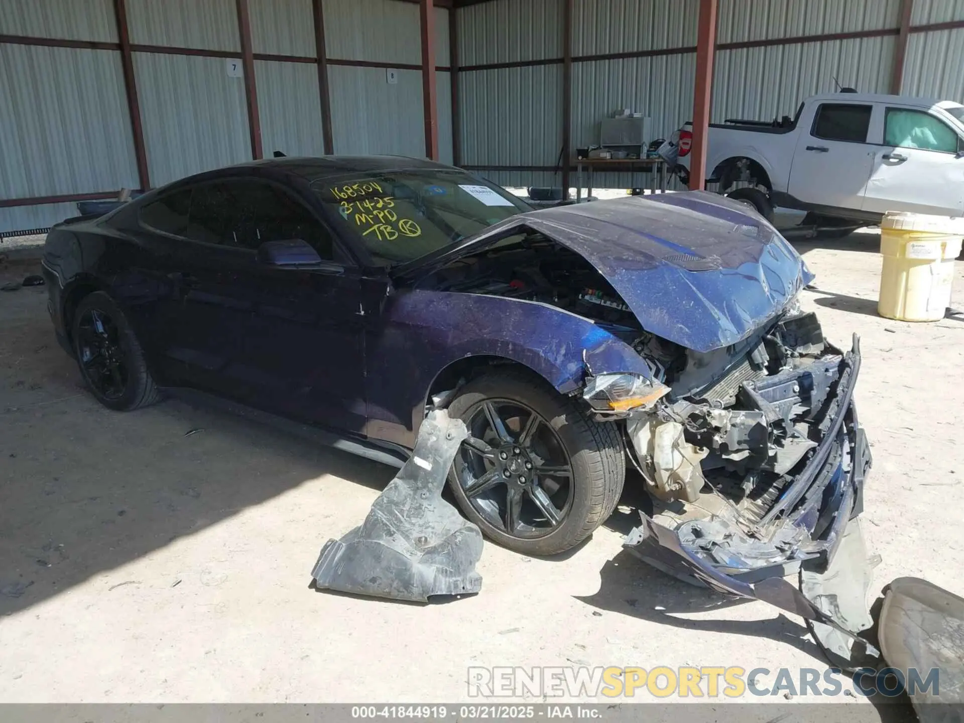 1 fotografías del automóvil dañado 1FA6P8TH7L5158581 FORD MUSTANG 2020