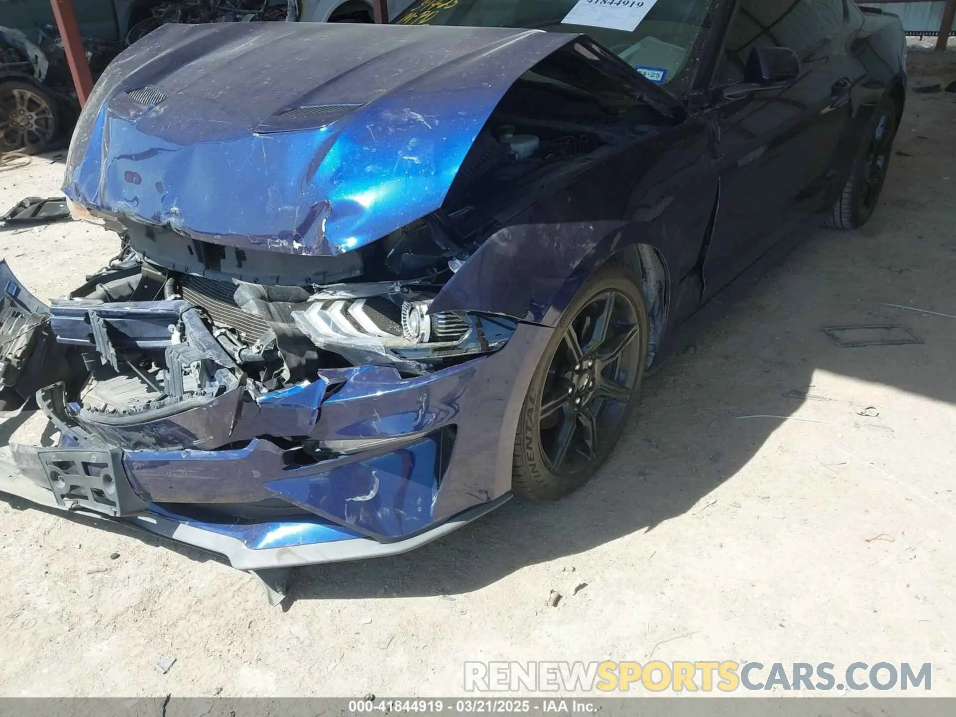 6 fotografías del automóvil dañado 1FA6P8TH7L5158581 FORD MUSTANG 2020