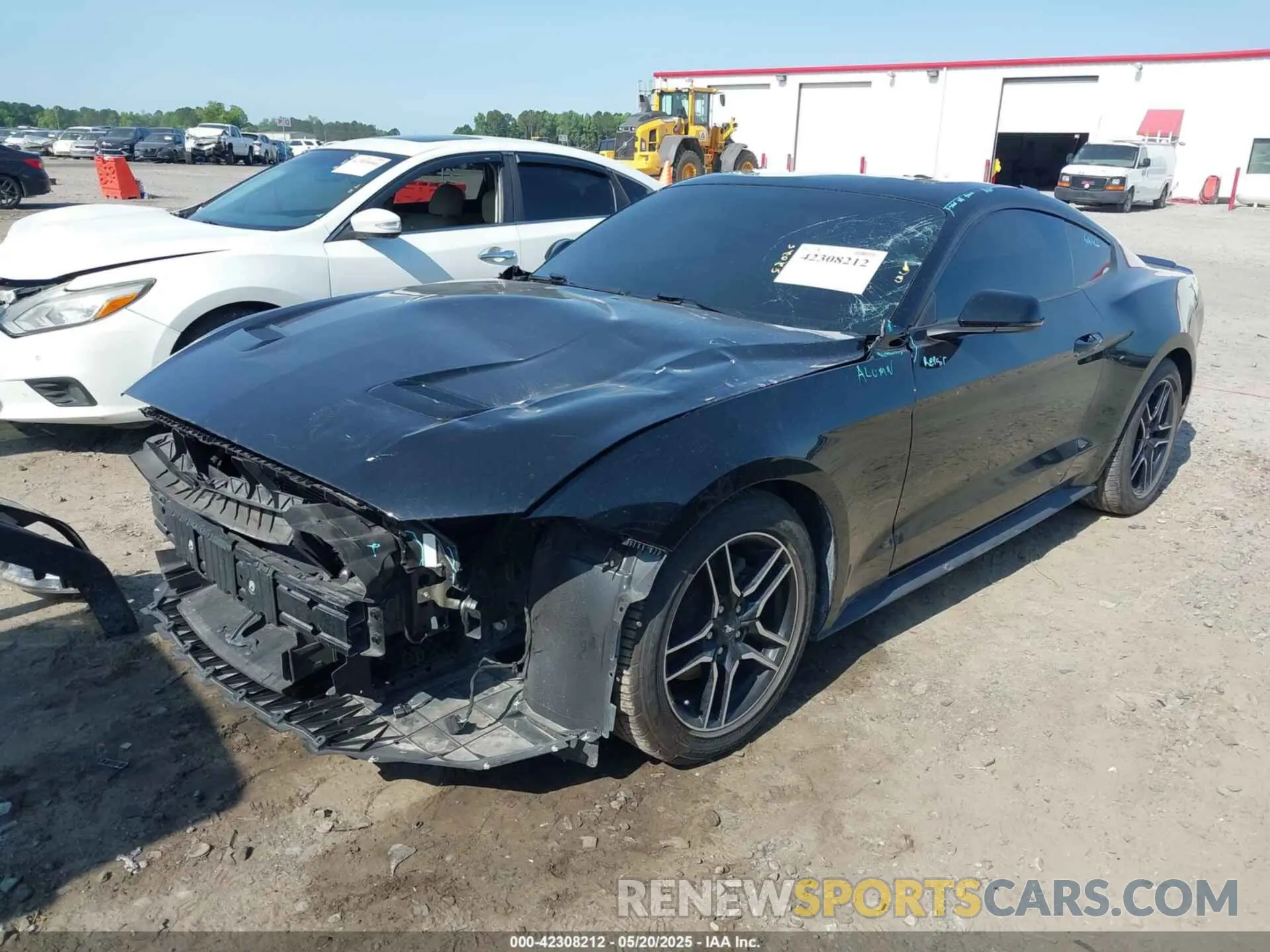 2 fotografías del automóvil dañado 1FA6P8TH8L5118039 FORD MUSTANG 2020