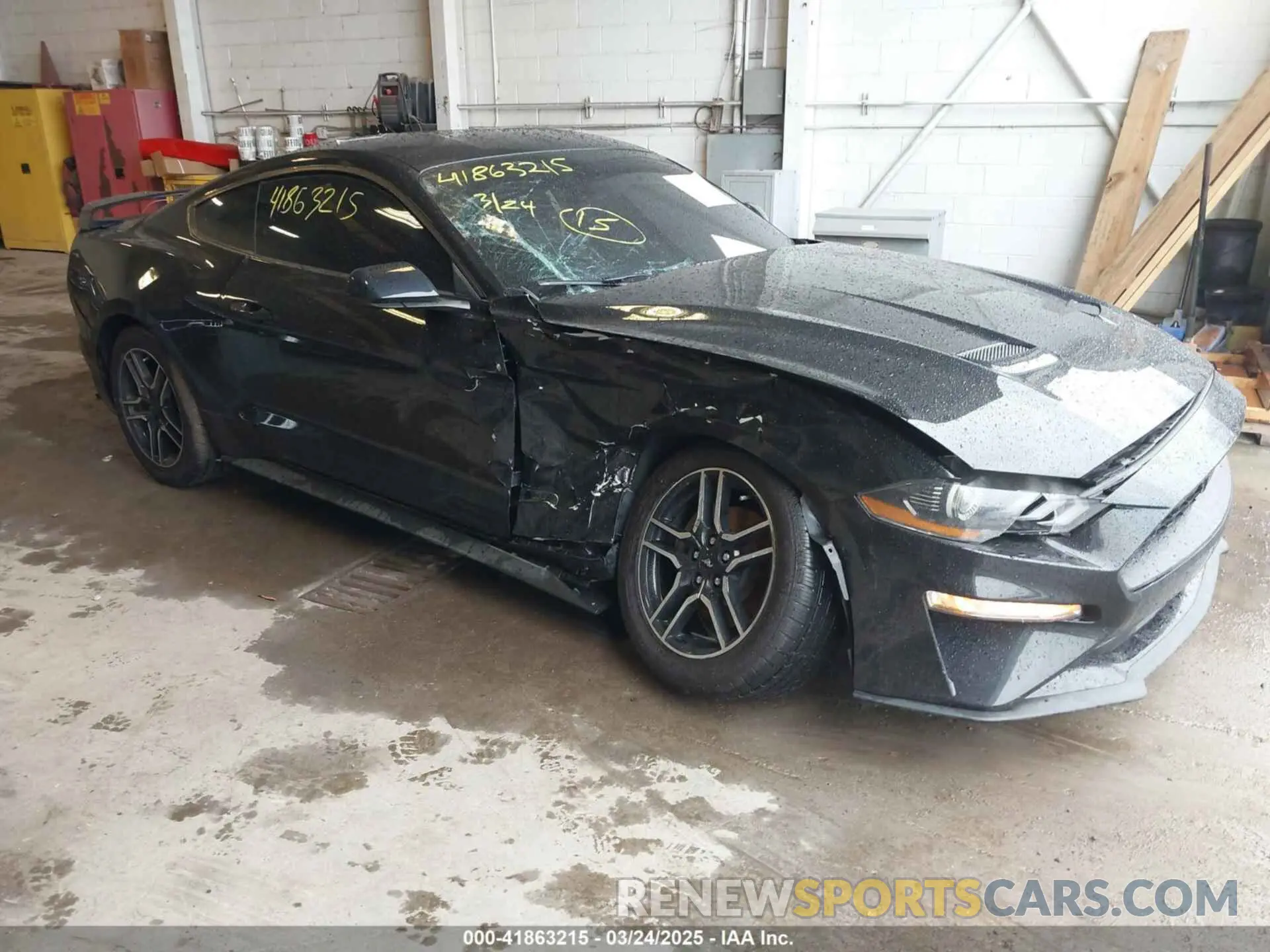 1 fotografías del automóvil dañado 1FA6P8TH8L5171016 FORD MUSTANG 2020