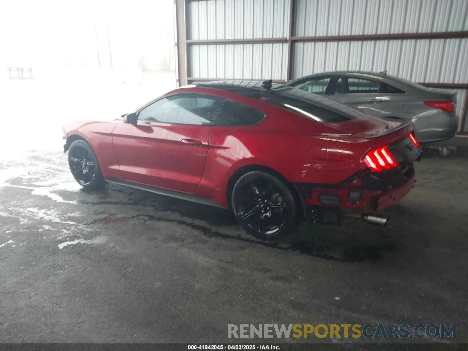 3 fotografías del automóvil dañado 1FA6P8TH9L5181750 FORD MUSTANG 2020