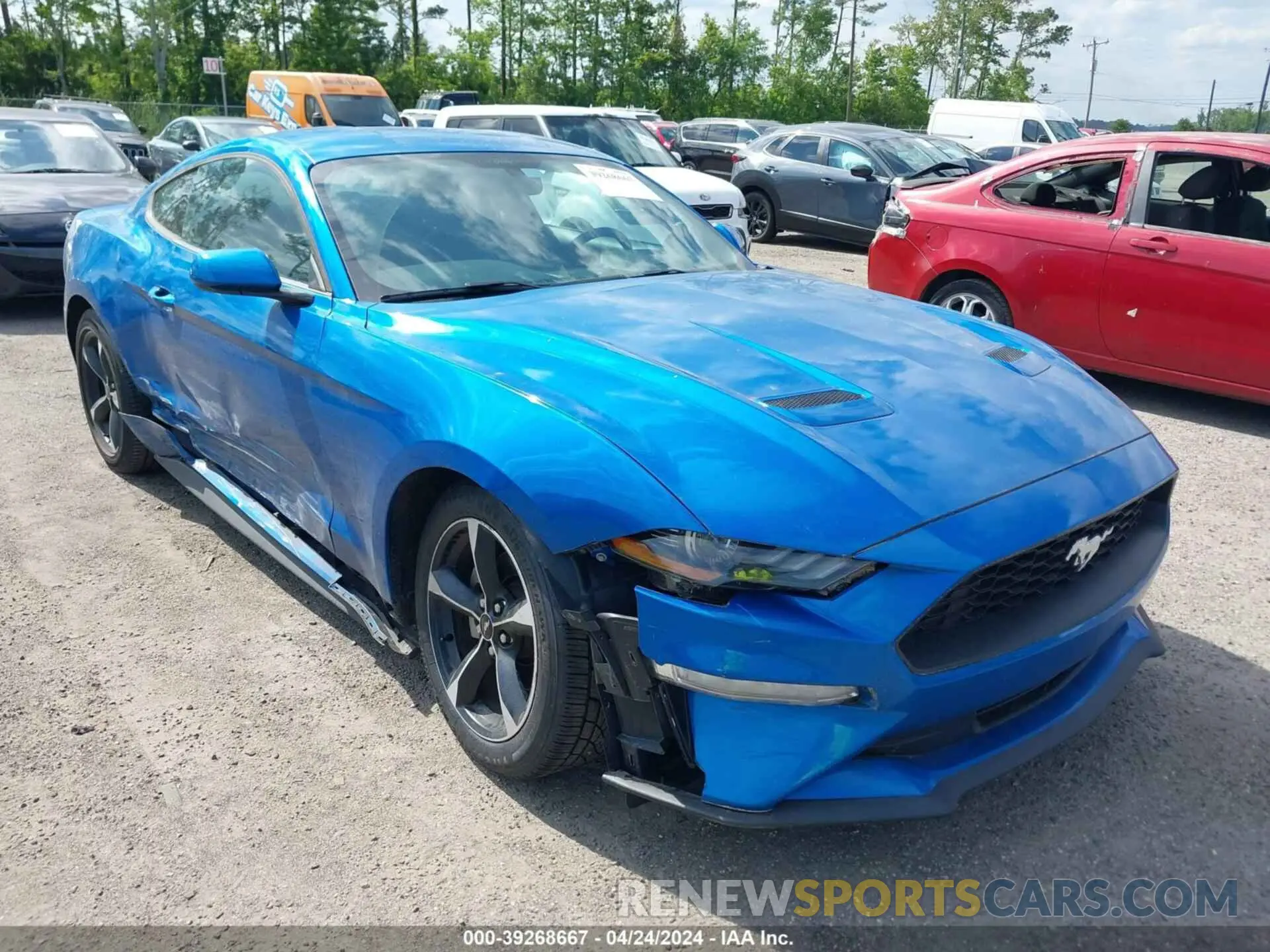 1 fotografías del automóvil dañado 1FA6P8THXL5129382 FORD MUSTANG 2020