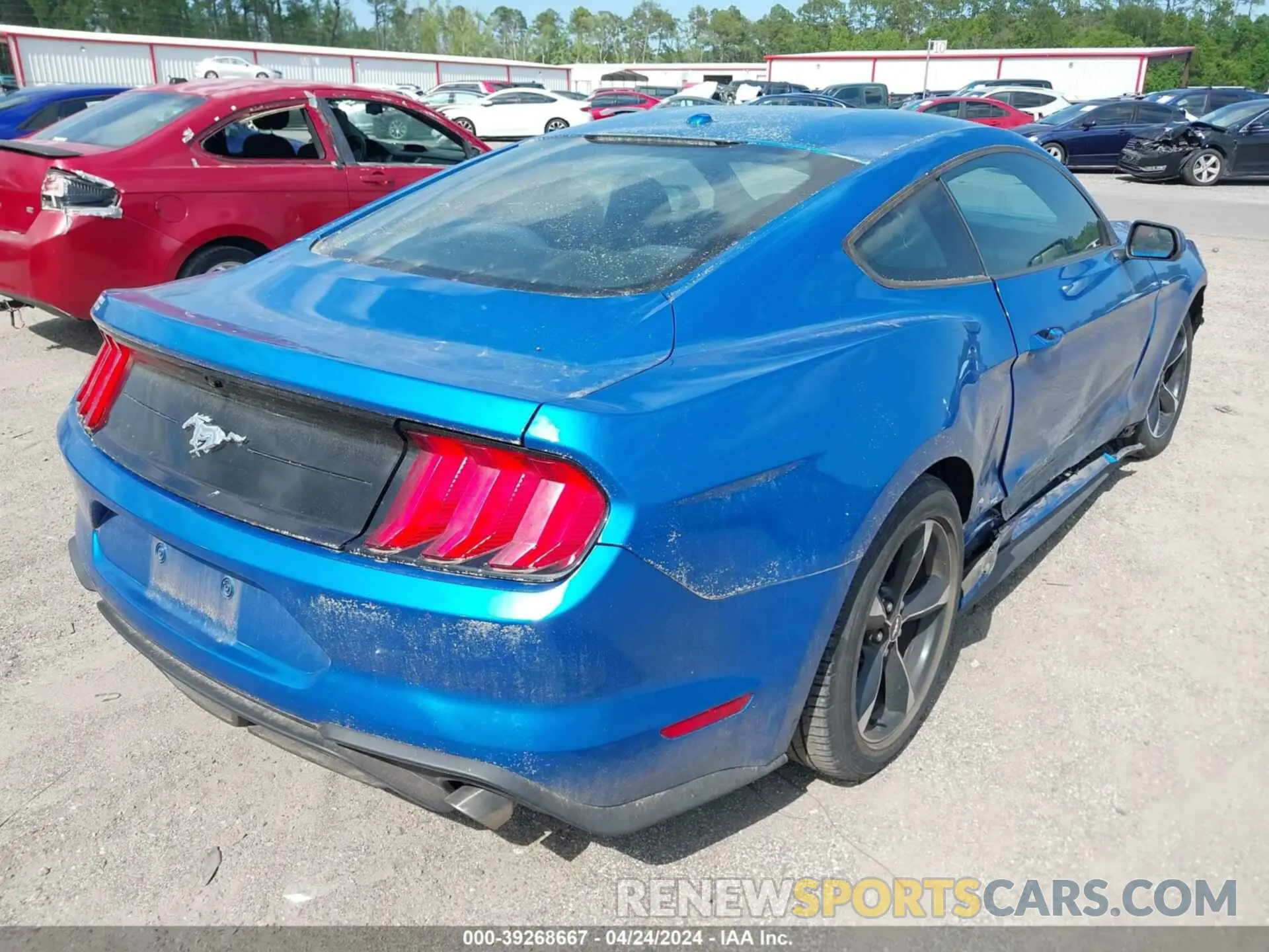4 fotografías del automóvil dañado 1FA6P8THXL5129382 FORD MUSTANG 2020