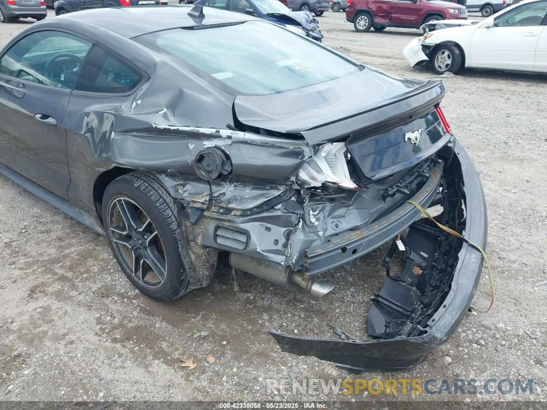6 fotografías del automóvil dañado 1FA6P8THXL5142584 FORD MUSTANG 2020