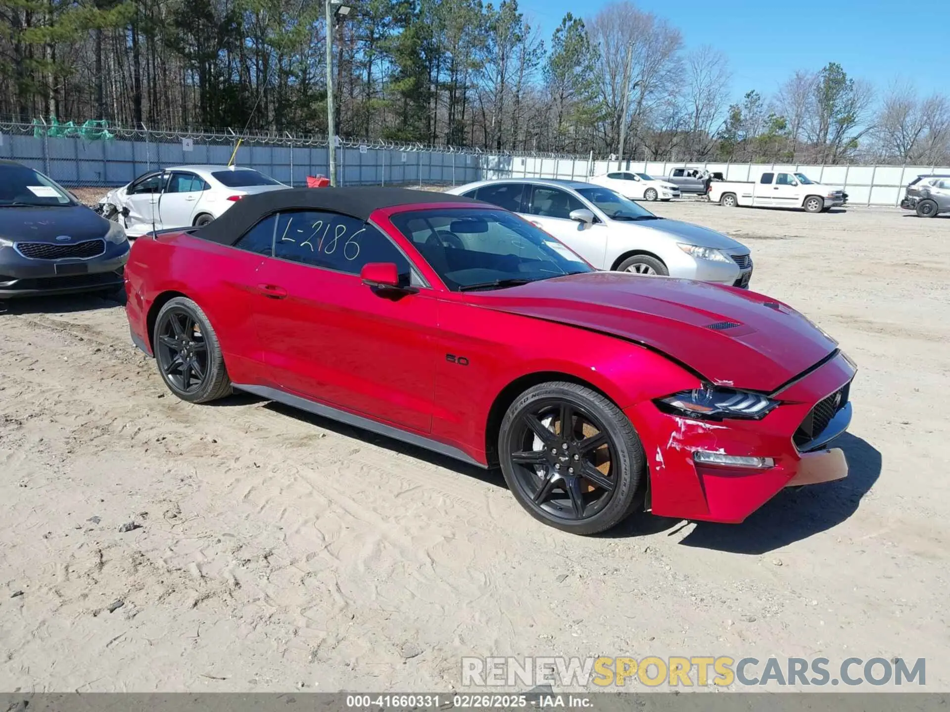 1 fotografías del automóvil dañado 1FATP8FF0L5127492 FORD MUSTANG 2020