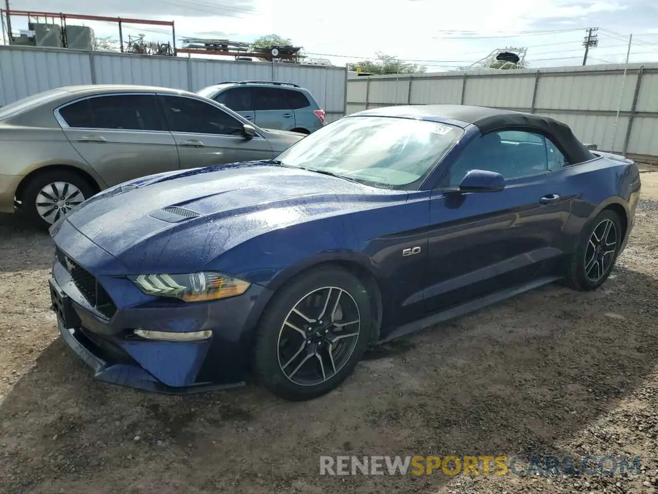 1 fotografías del automóvil dañado 1FATP8FF1L5111835 FORD MUSTANG 2020