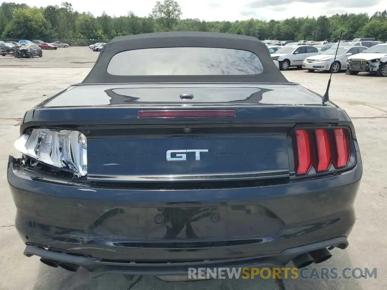 6 fotografías del automóvil dañado 1FATP8FF2L5157741 FORD MUSTANG 2020
