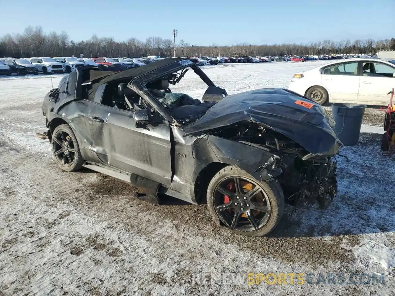 4 fotografías del automóvil dañado 1FATP8FF4L5142383 FORD MUSTANG 2020