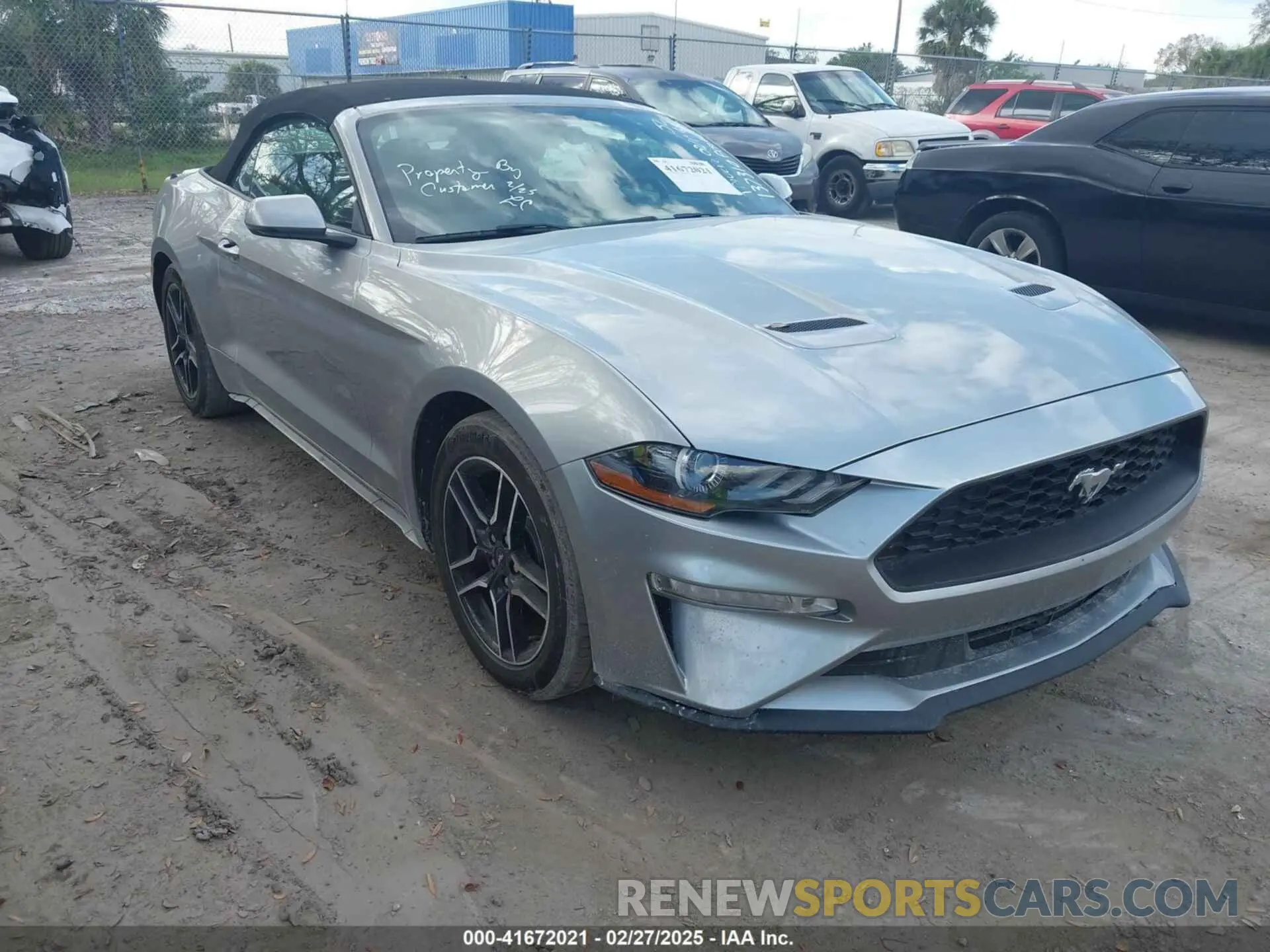 1 fotografías del automóvil dañado 1FATP8UH1L5137310 FORD MUSTANG 2020