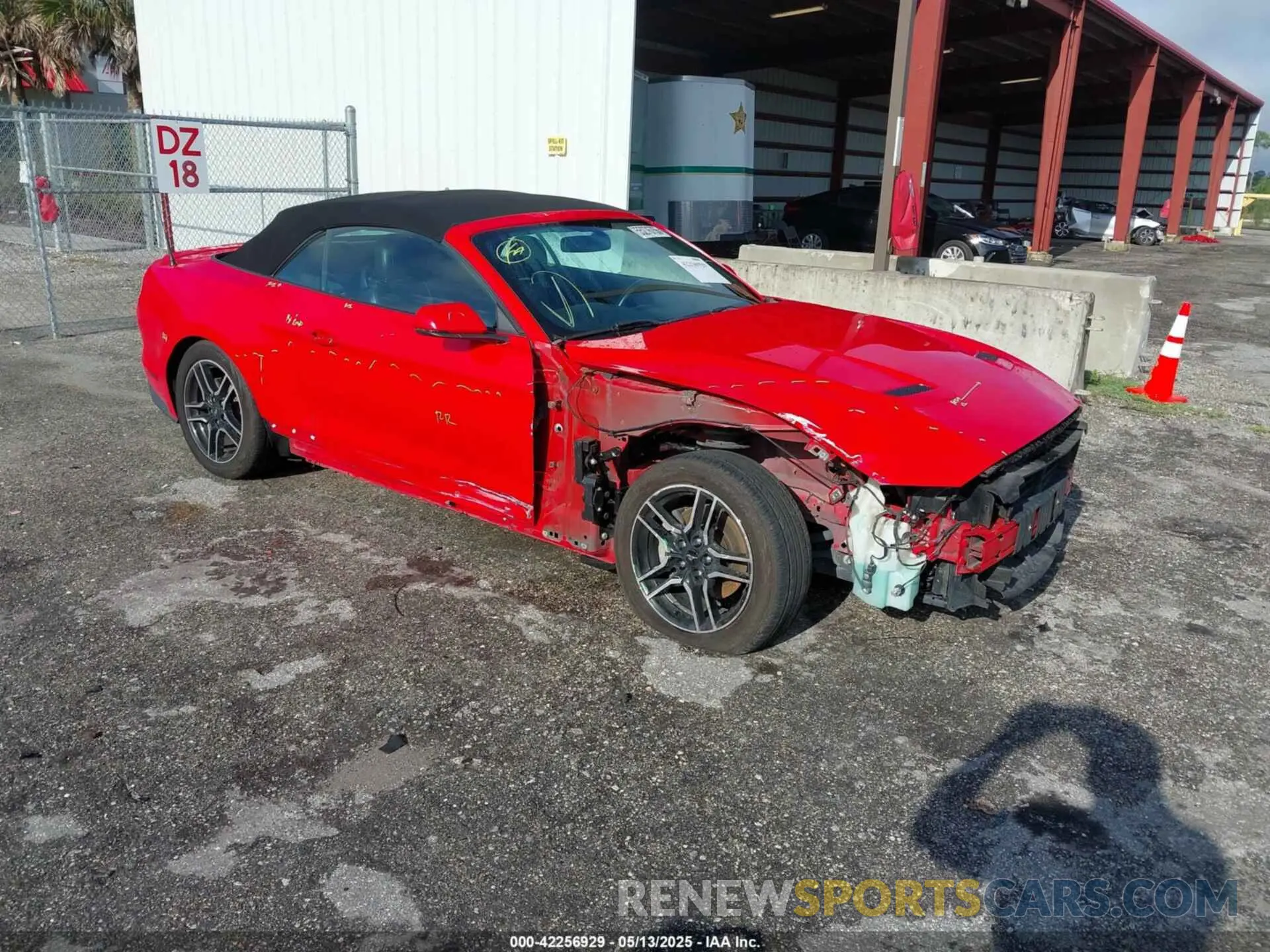 1 fotografías del automóvil dañado 1FATP8UH2L5119804 FORD MUSTANG 2020