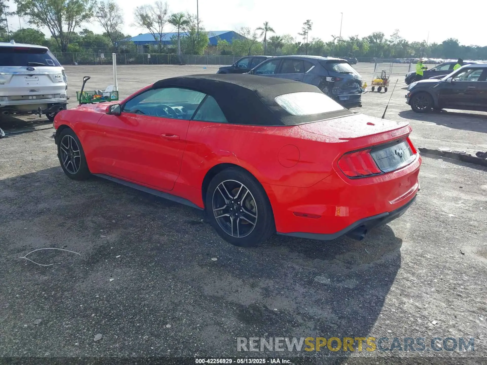 3 fotografías del automóvil dañado 1FATP8UH2L5119804 FORD MUSTANG 2020