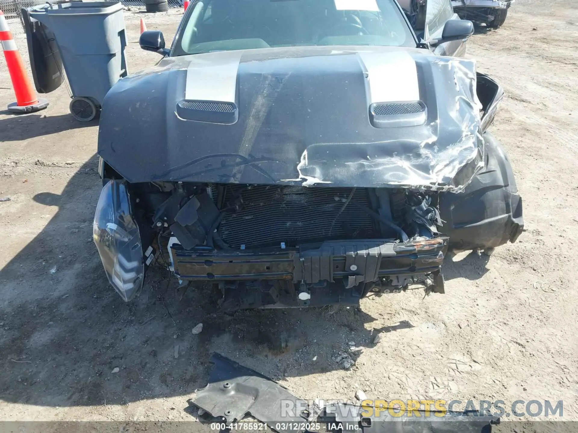 6 fotografías del automóvil dañado 1FATP8UH2L5134691 FORD MUSTANG 2020