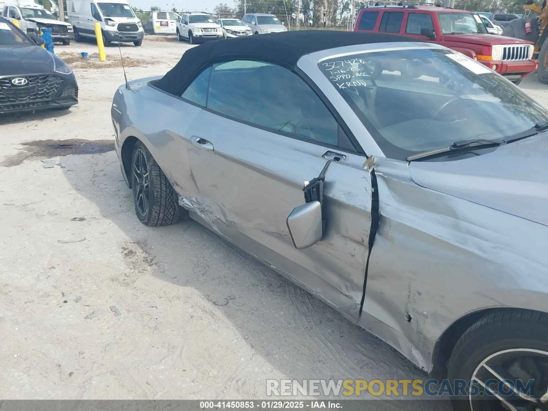 6 fotografías del automóvil dañado 1FATP8UH3L5120704 FORD MUSTANG 2020