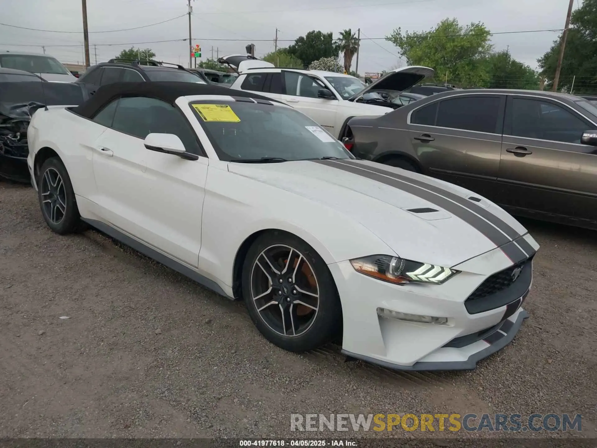 1 fotografías del automóvil dañado 1FATP8UH4L5120002 FORD MUSTANG 2020