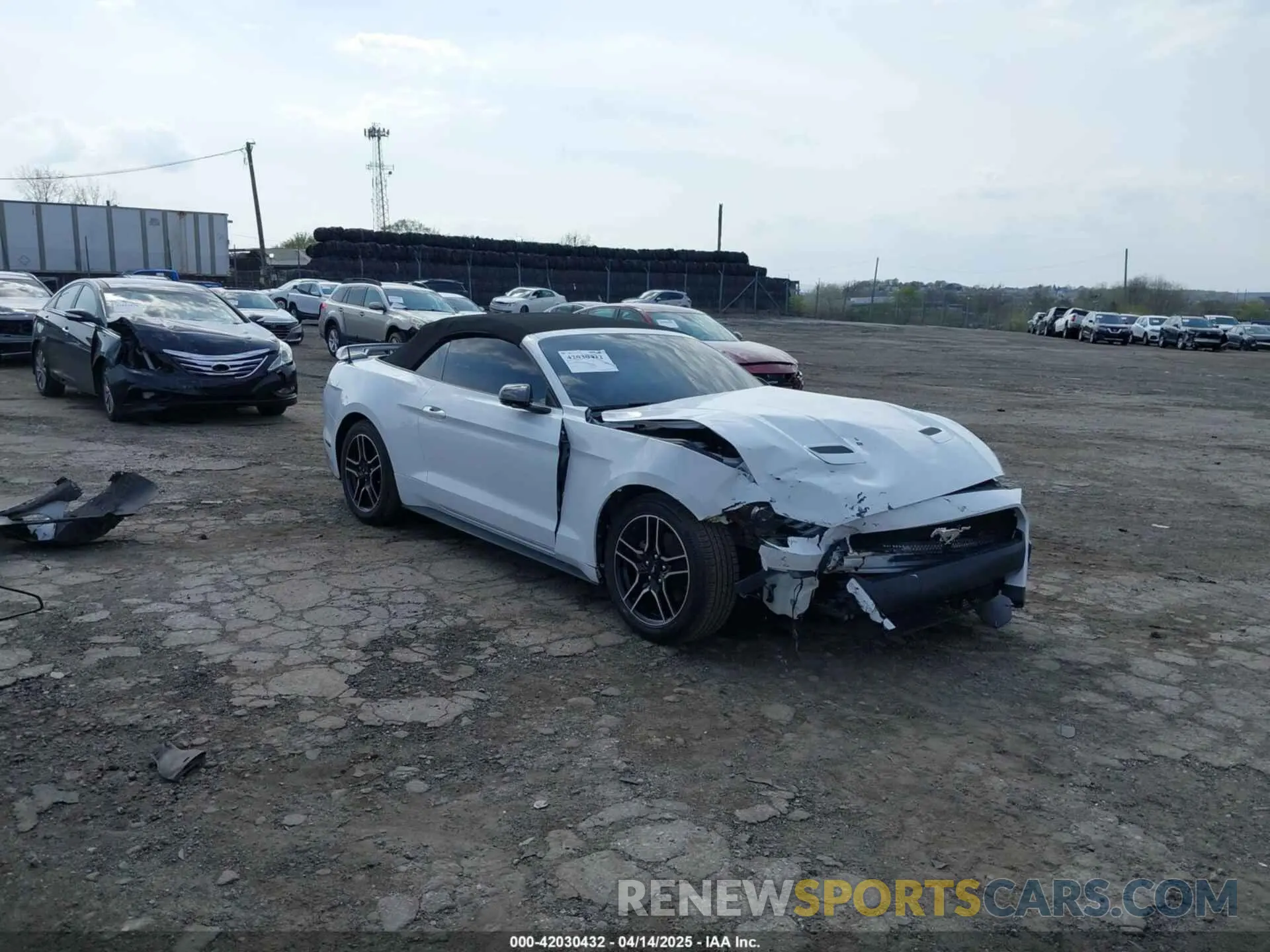 1 fotografías del automóvil dañado 1FATP8UH5L5137682 FORD MUSTANG 2020