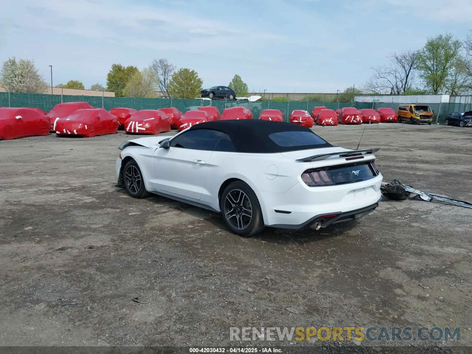 3 fotografías del automóvil dañado 1FATP8UH5L5137682 FORD MUSTANG 2020