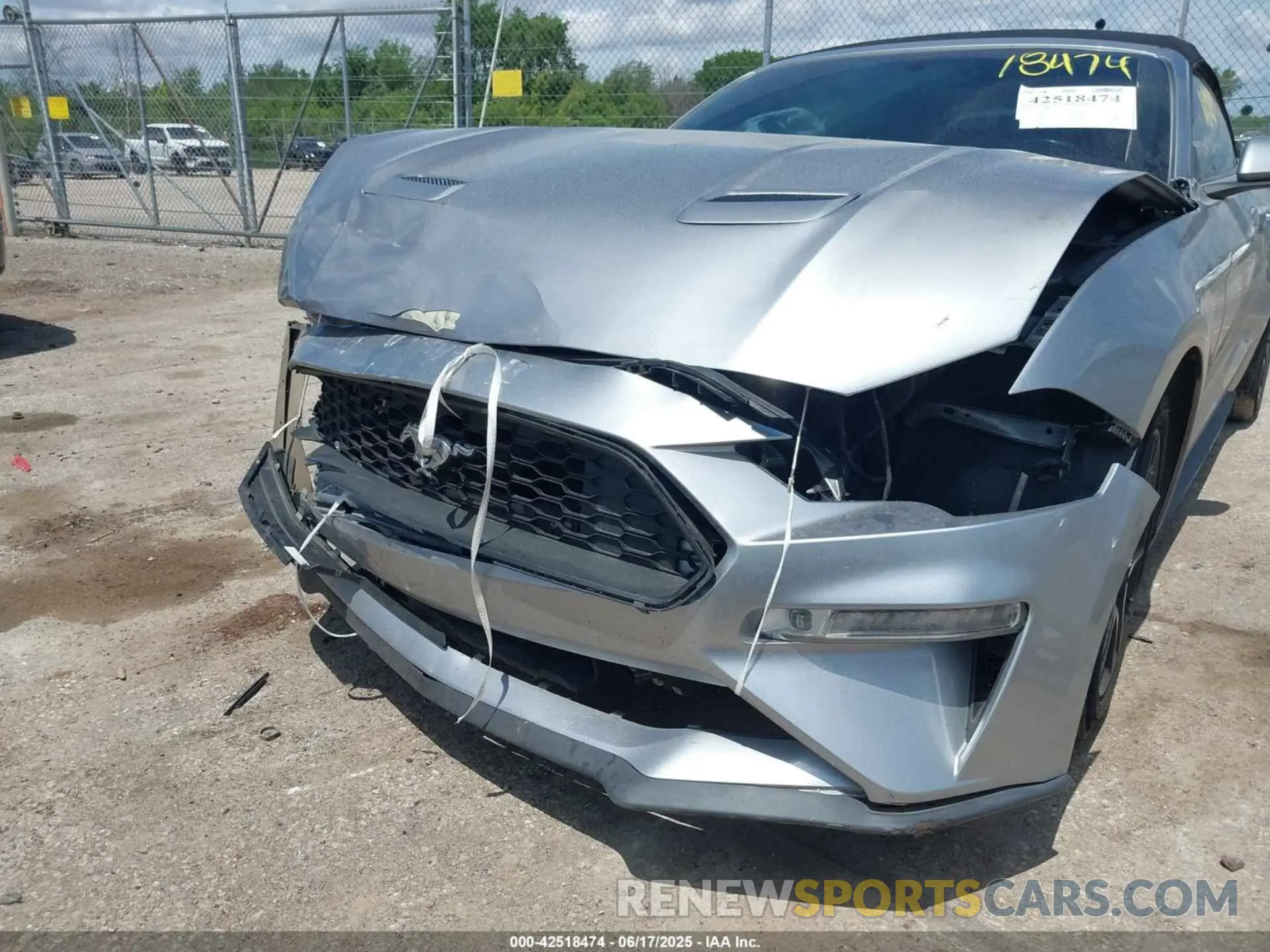 6 fotografías del automóvil dañado 1FATP8UH6L5106537 FORD MUSTANG 2020