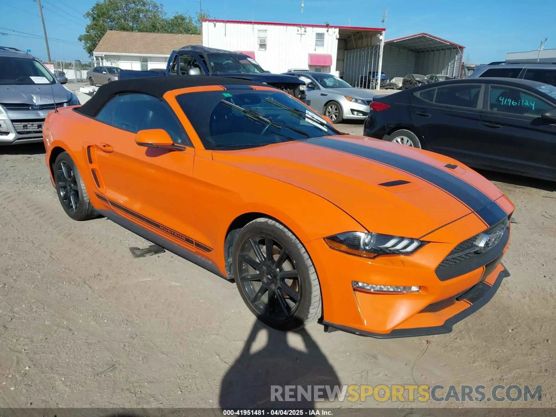 1 fotografías del automóvil dañado 1FATP8UH7L5138428 FORD MUSTANG 2020