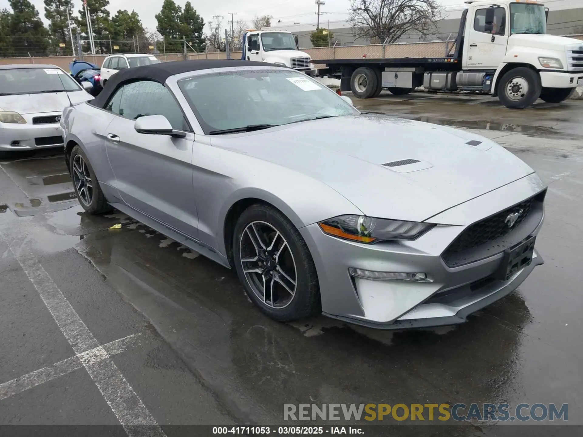 1 fotografías del automóvil dañado 1FATP8UH9L5131366 FORD MUSTANG 2020