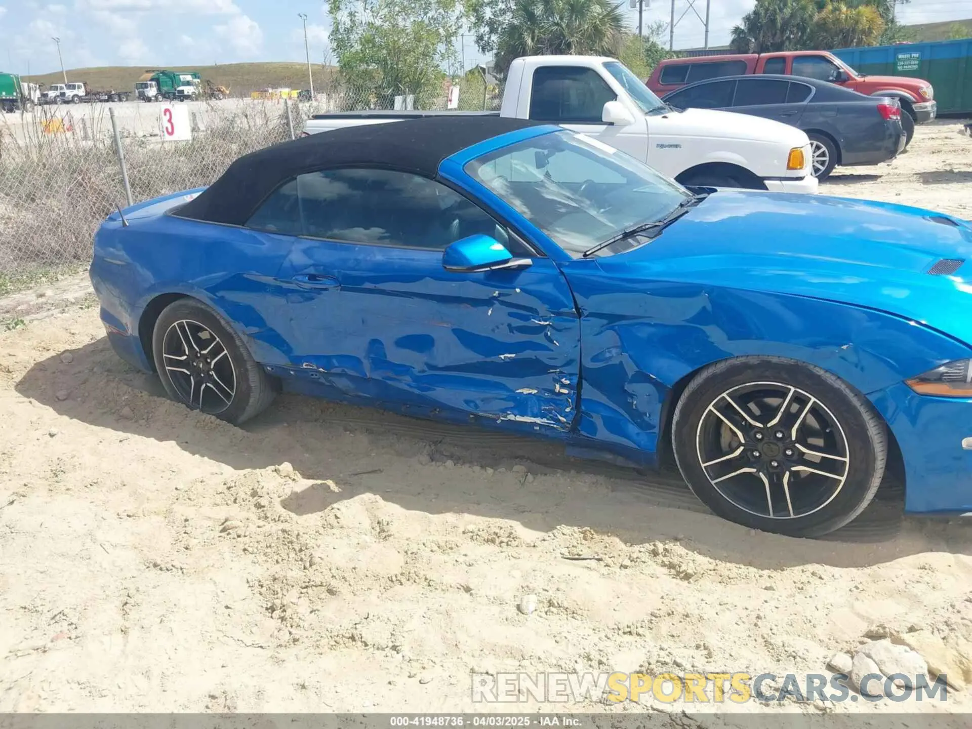 6 fotografías del automóvil dañado 1FATP8UH9L5134364 FORD MUSTANG 2020