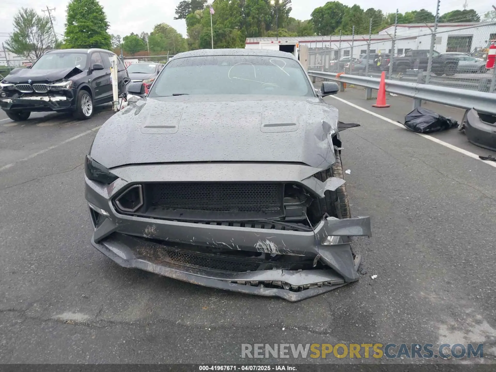 12 fotografías del automóvil dañado 1FA6P8CF0M5105060 FORD MUSTANG 2021
