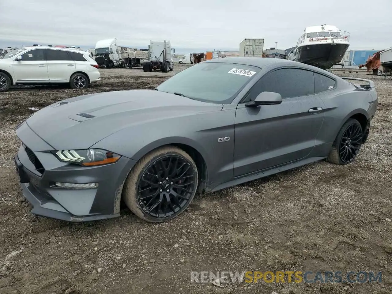 1 fotografías del automóvil dañado 1FA6P8CF0M5126622 FORD MUSTANG 2021