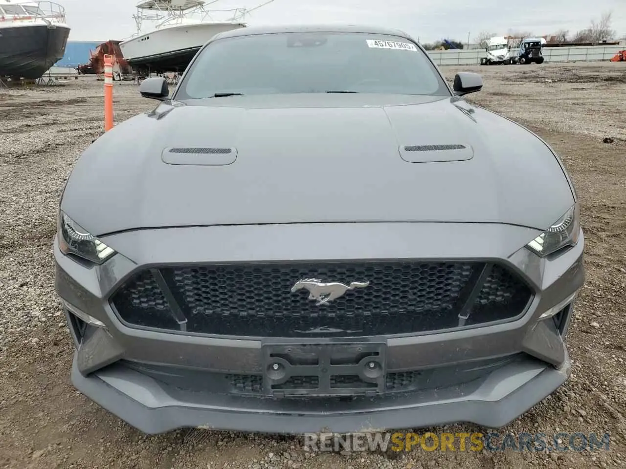 5 fotografías del automóvil dañado 1FA6P8CF0M5126622 FORD MUSTANG 2021