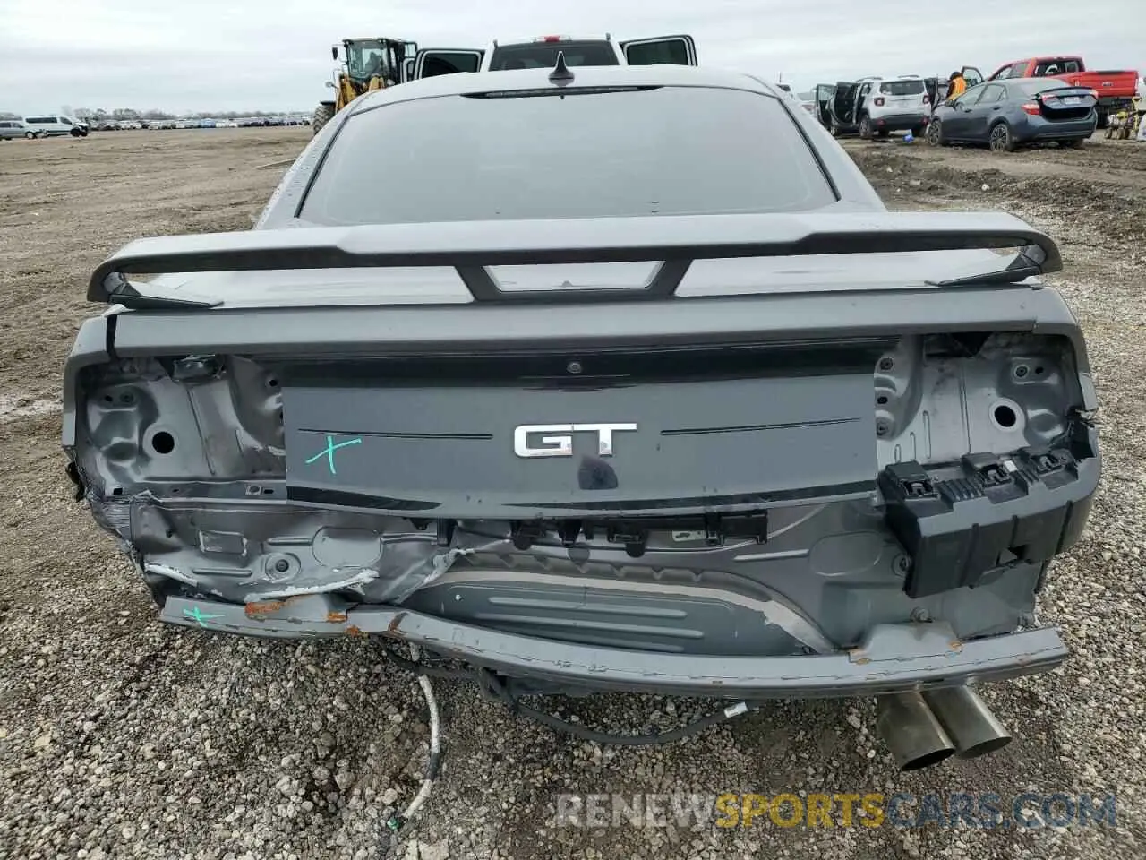 6 fotografías del automóvil dañado 1FA6P8CF0M5126622 FORD MUSTANG 2021