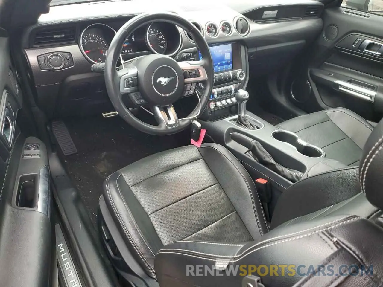 8 fotografías del automóvil dañado 1FA6P8CF0M5126622 FORD MUSTANG 2021